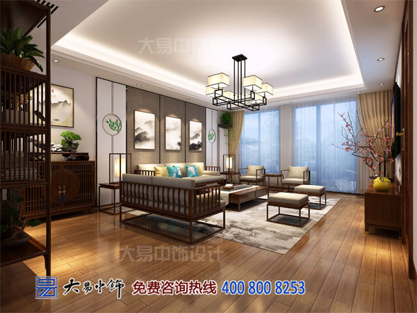 開啟現代生活詩意篇章,香頌復式家居新中式設計