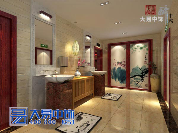 上?，F代新中式會所裝修效果圖