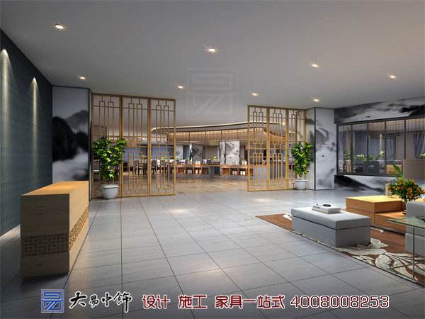 北京國際酒店新中式裝修風格設計古今藝術文化的碰撞