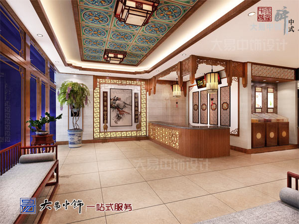 國醫館知藥堂裝修設計 渲染的傳統中醫文化