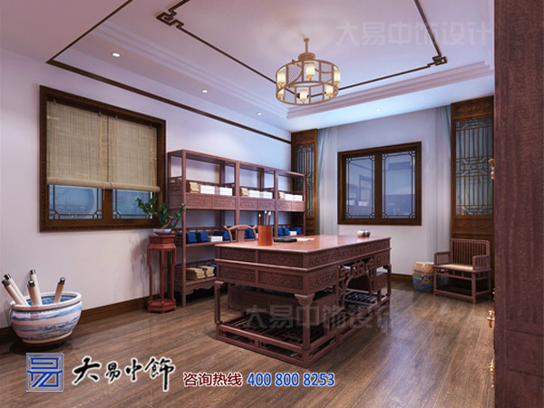 家庭中式住宅裝修設計 全屋紅木家具定制裝飾