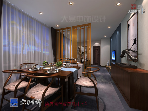 北京蘭帕國際酒店休閑娛樂區新中式風格裝修設計(二)