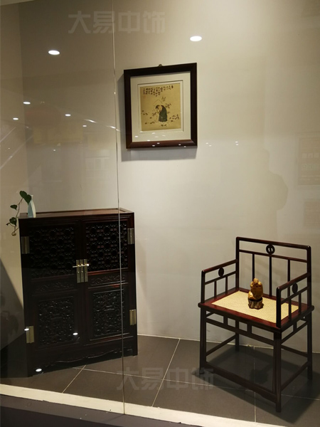 北京中式風格紅木家具展廳裝修設計高貴大氣